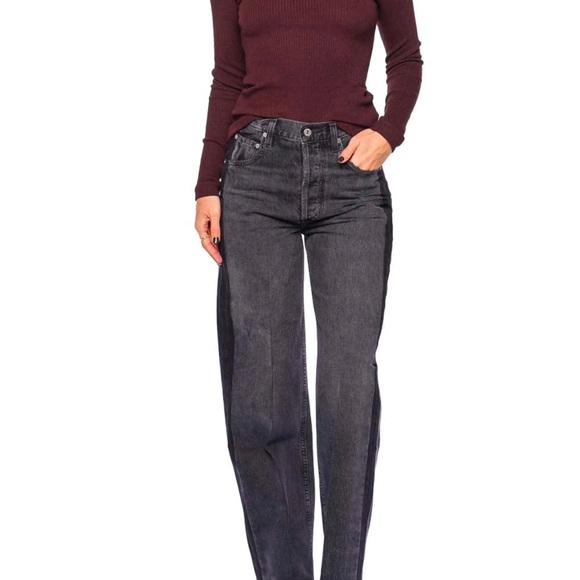 Citizens of Humanity Ayla Tuxedo in Black Salt. Size 28. Perfect condition. - Picture 2 of 7